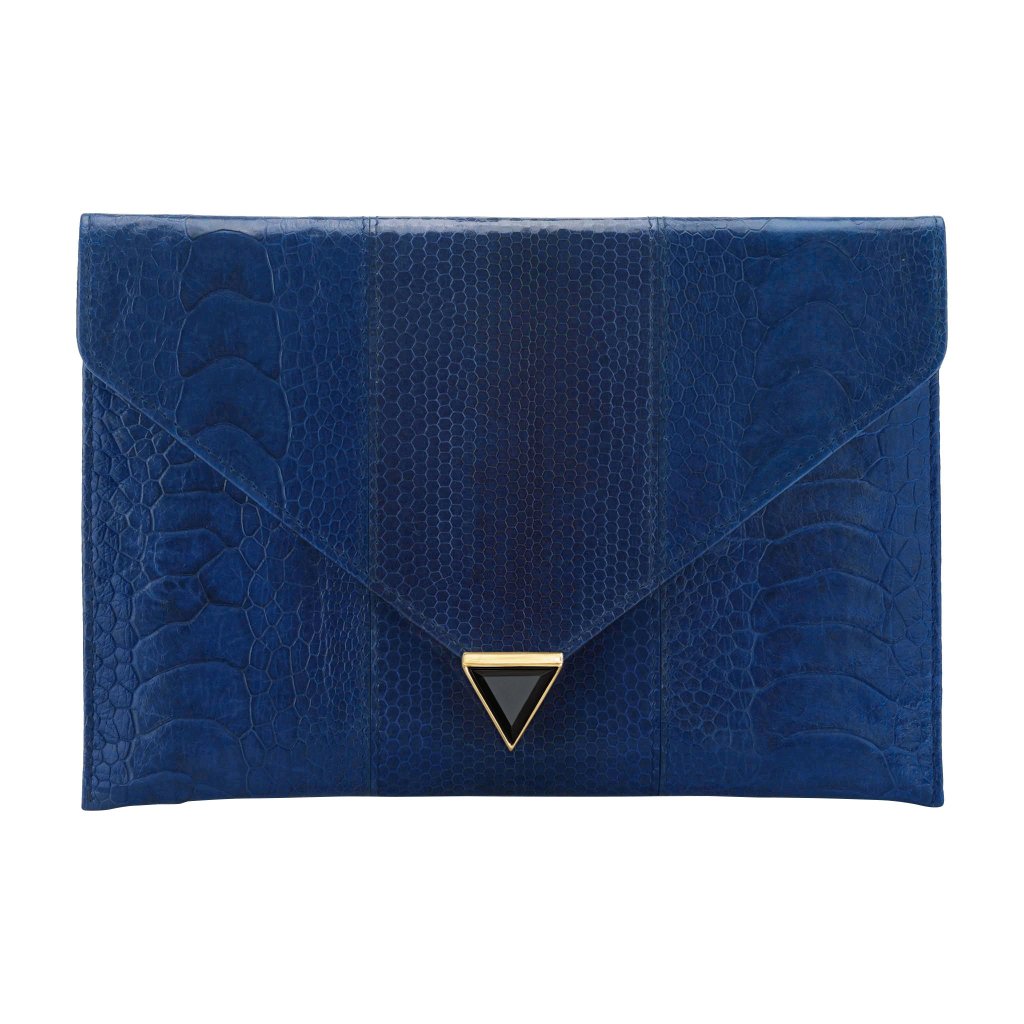 Navy Blue Bag Python Bag Snakeskin Bag Gift for Her -  Denmark